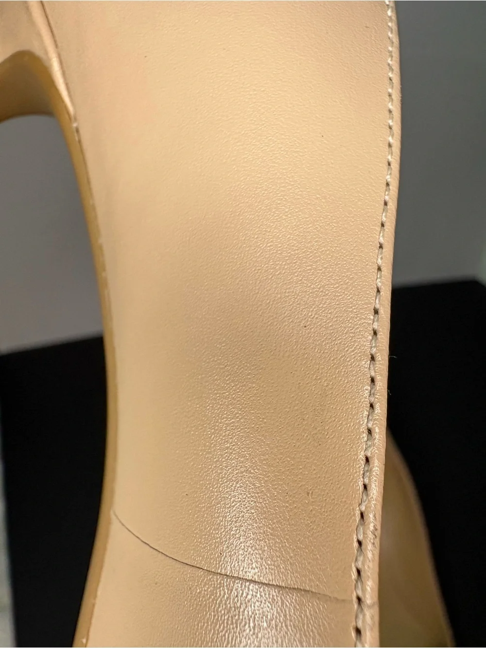 Michael Kors Alina Flex Nude Leather Pointed Toe Pumps 7.5